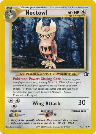 Noctowl (42/111) [Neo Genesis Unlimited] | Galaxy Games LLC