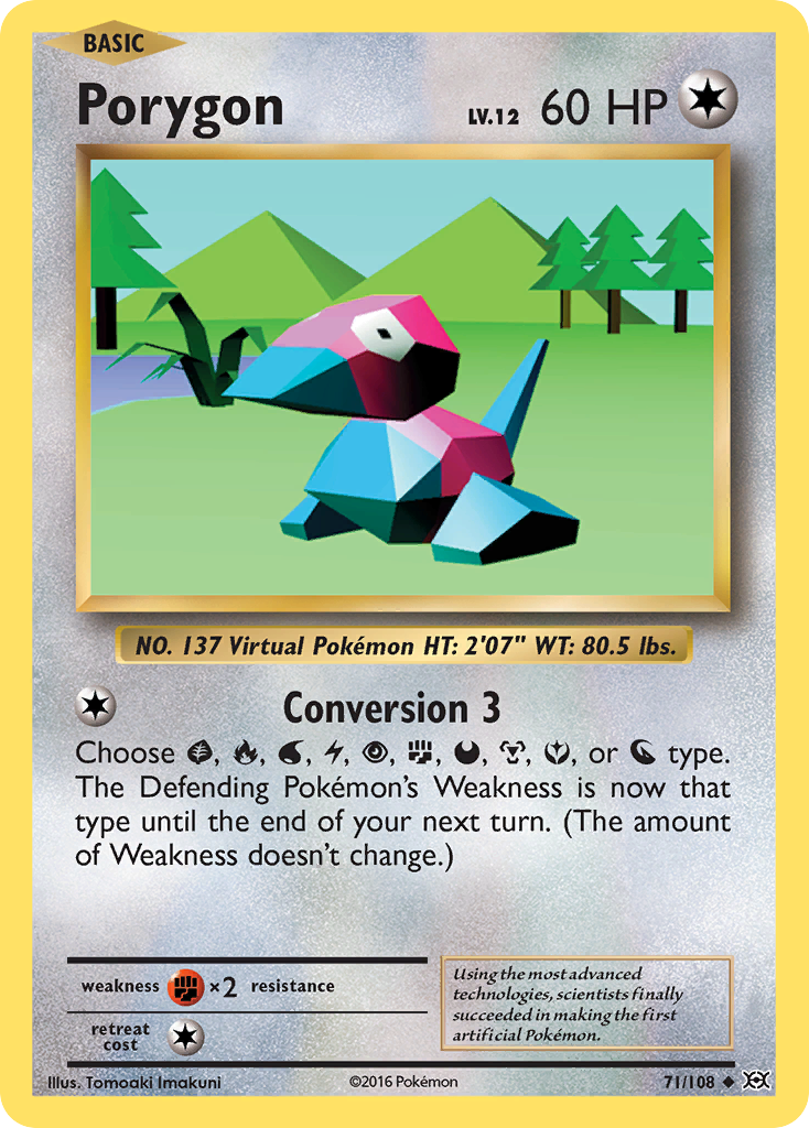 Porygon (71/108) [XY: Evolutions] | Galaxy Games LLC