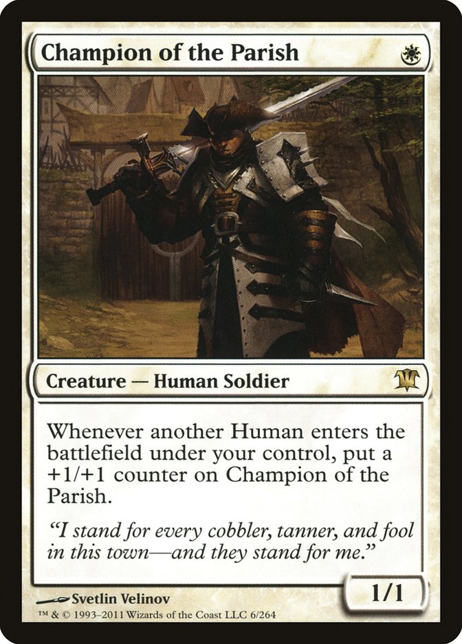 Champion of the Parish [Innistrad] | Galaxy Games LLC