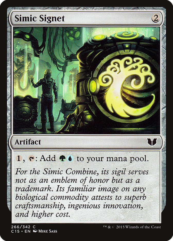 Simic Signet [Commander 2015] | Galaxy Games LLC