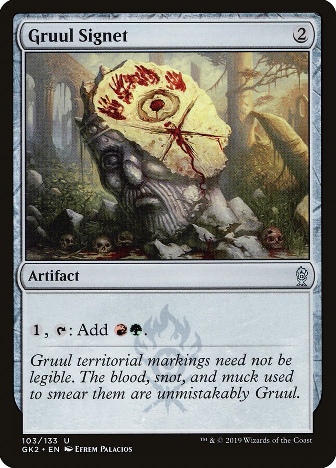 Gruul Signet [Ravnica Allegiance Guild Kit] | Galaxy Games LLC