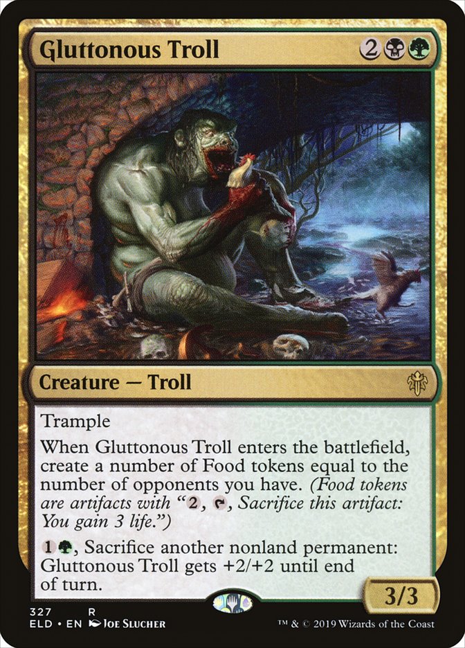 Gluttonous Troll [Throne of Eldraine] | Galaxy Games LLC