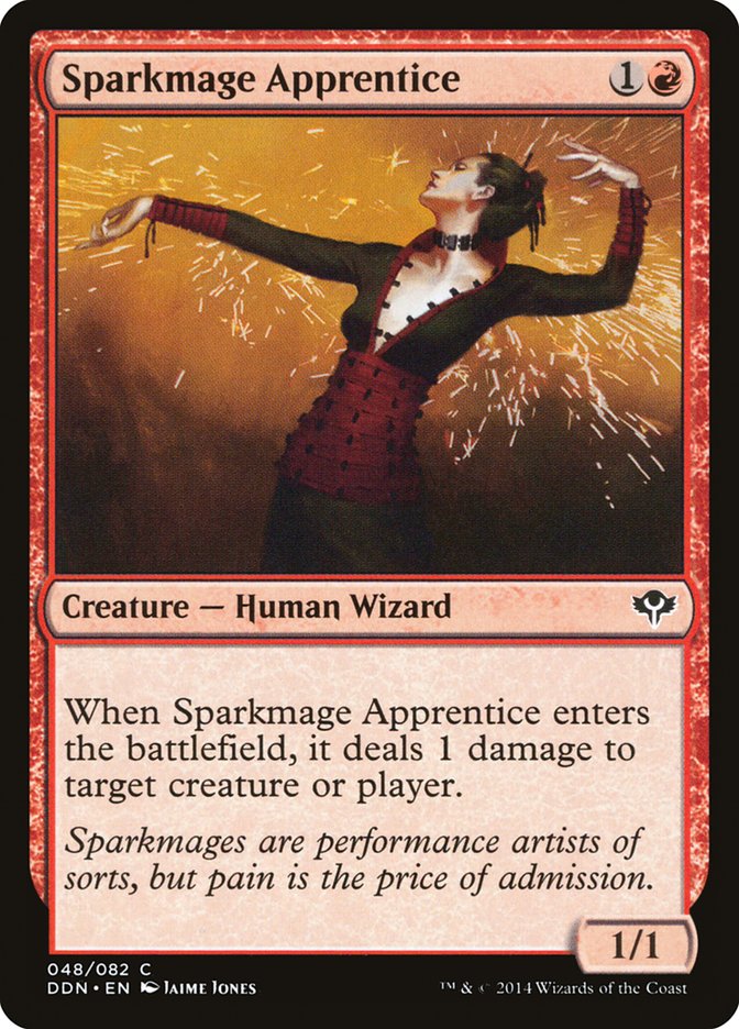 Sparkmage Apprentice [Duel Decks: Speed vs. Cunning] | Galaxy Games LLC