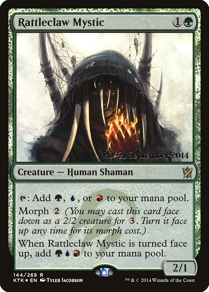 Rattleclaw Mystic [Khans of Tarkir Prerelease Promos] | Galaxy Games LLC