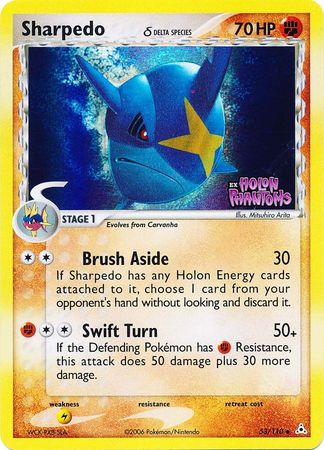 Sharpedo (53/110) (Delta Species) (Stamped) [EX: Holon Phantoms] | Galaxy Games LLC