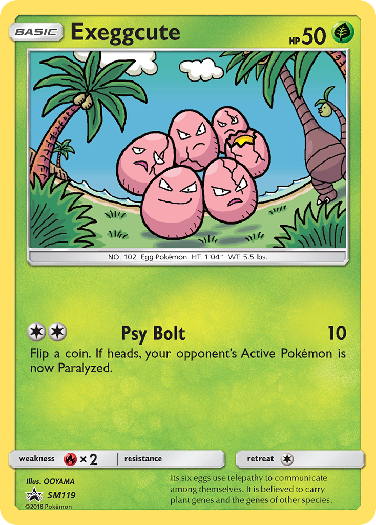 Exeggcute (SM119) [Sun & Moon: Black Star Promos] | Galaxy Games LLC