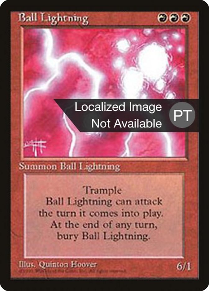 Ball Lightning [Fourth Edition (Foreign Black Border)] | Galaxy Games LLC