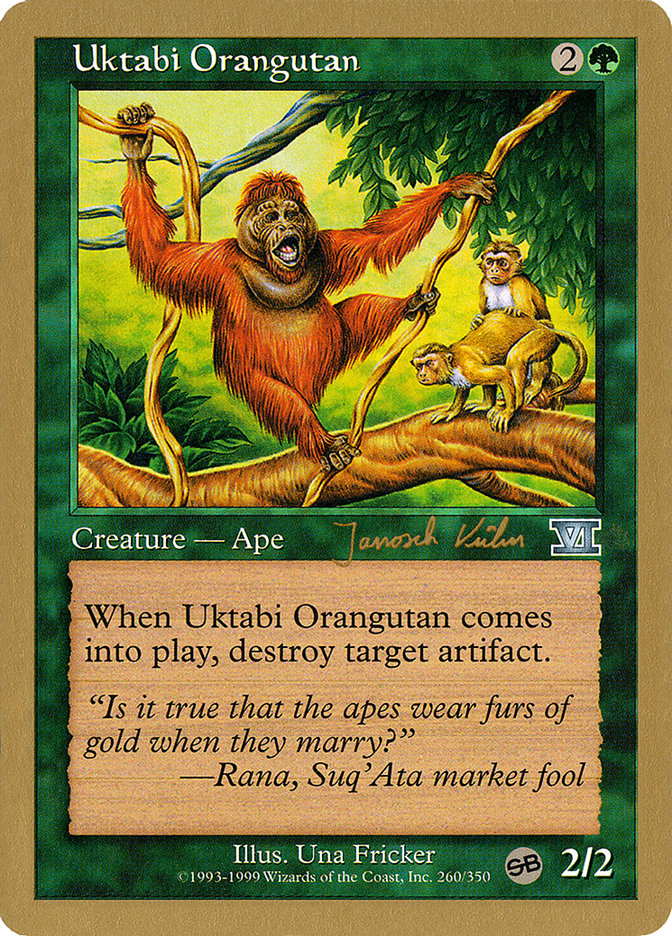 Uktabi Orangutan (Janosch Kuhn) (SB) [World Championship Decks 2000] | Galaxy Games LLC