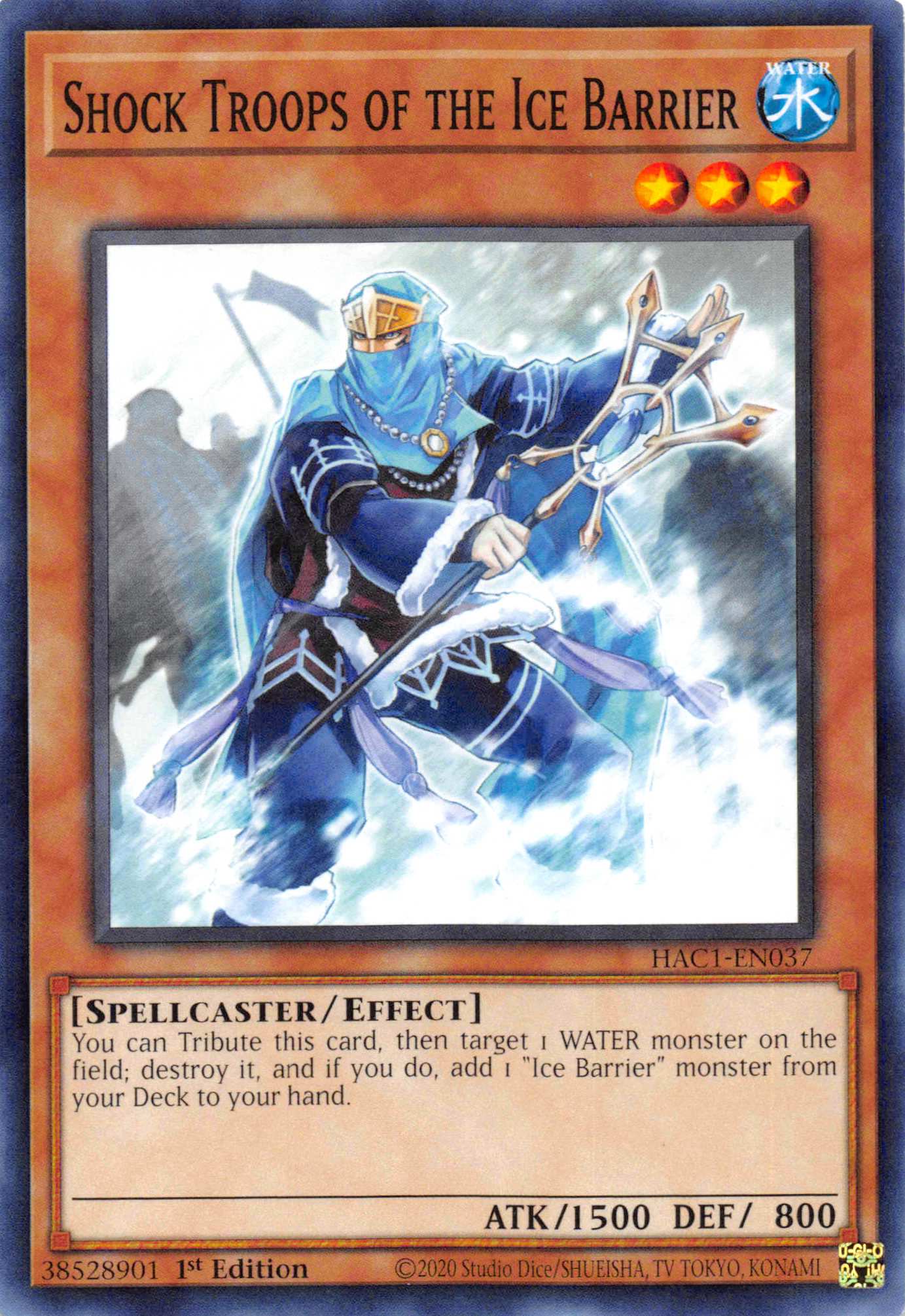 Shock Troops of the Ice Barrier [HAC1-EN037] Common | Galaxy Games LLC