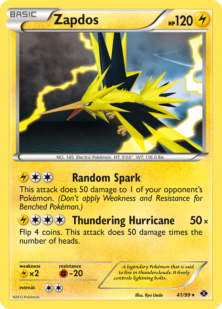 Zapdos (41/99) [Black & White: Next Destinies] | Galaxy Games LLC