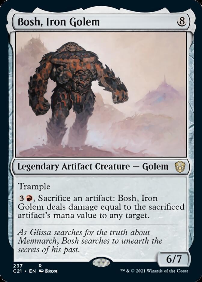 Bosh, Iron Golem [Commander 2021] | Galaxy Games LLC