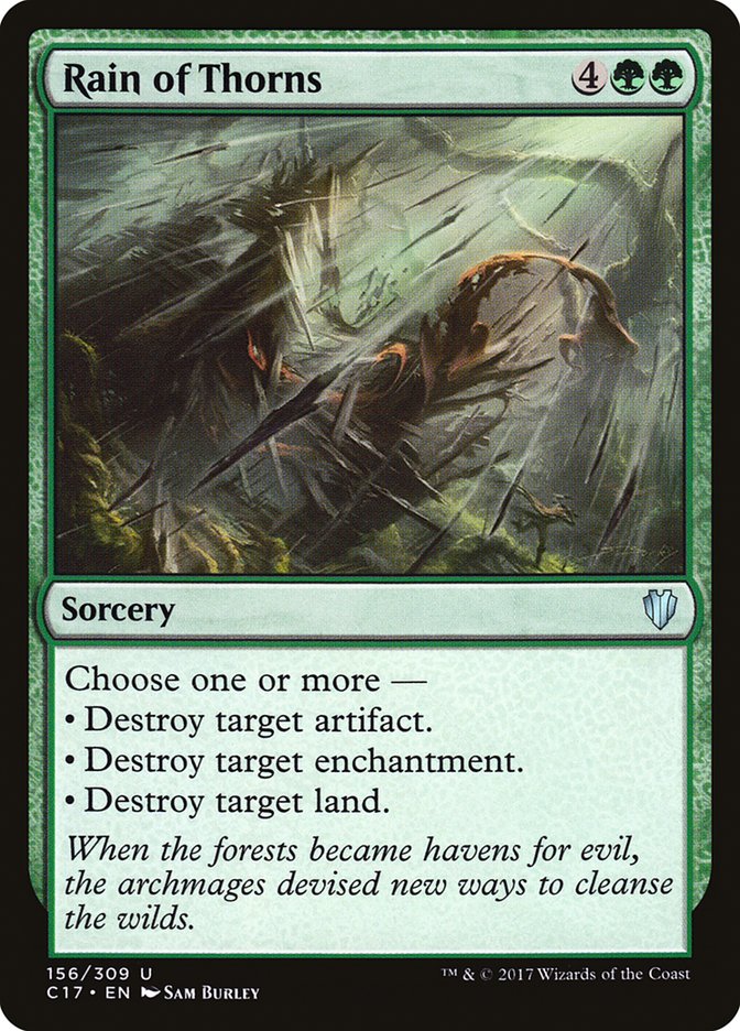 Rain of Thorns [Commander 2017] | Galaxy Games LLC