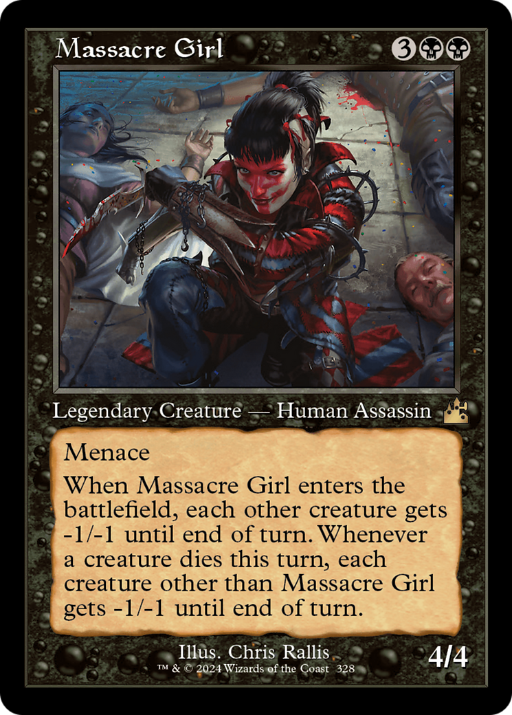 Massacre Girl (Retro) [Ravnica Remastered] | Galaxy Games LLC