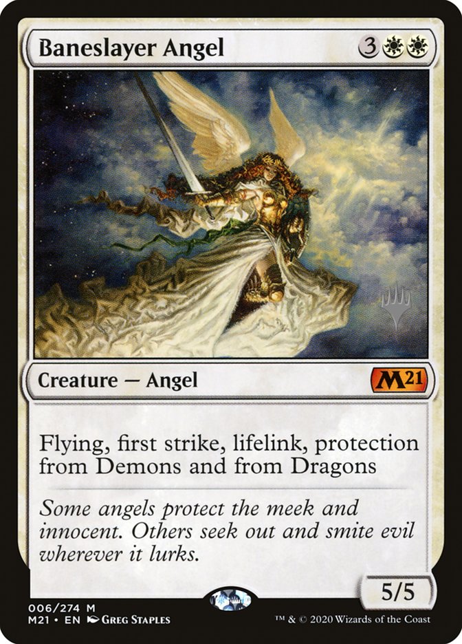 Baneslayer Angel (Promo Pack) [Core Set 2021 Promos] | Galaxy Games LLC