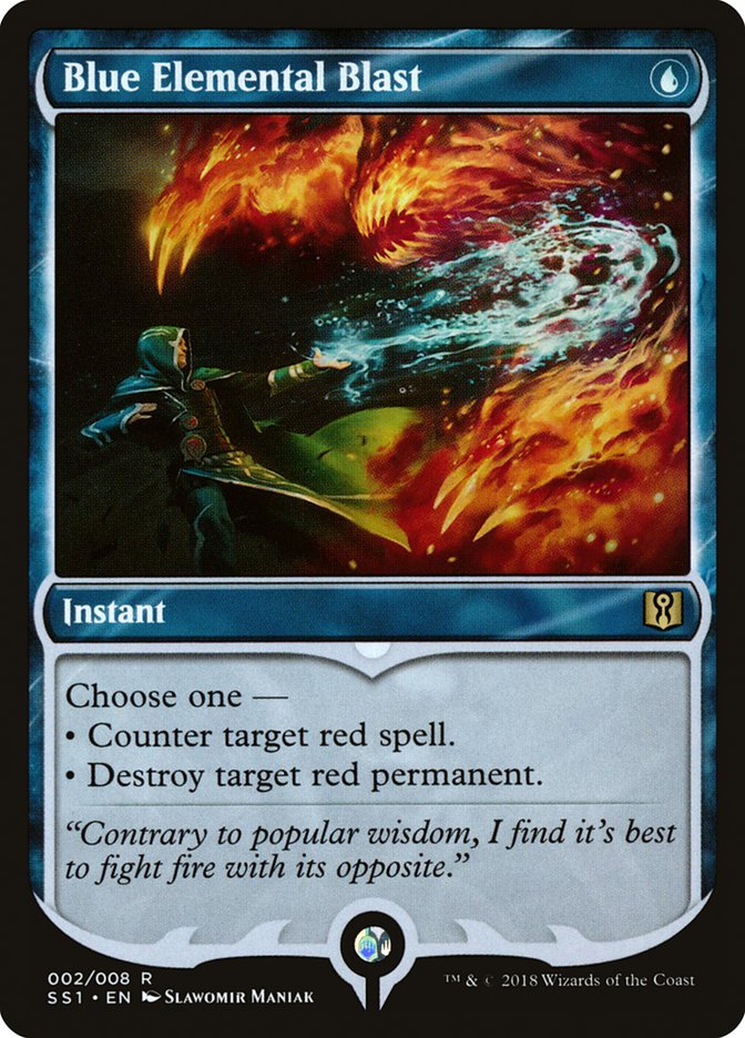 Blue Elemental Blast [Signature Spellbook: Jace] | Galaxy Games LLC