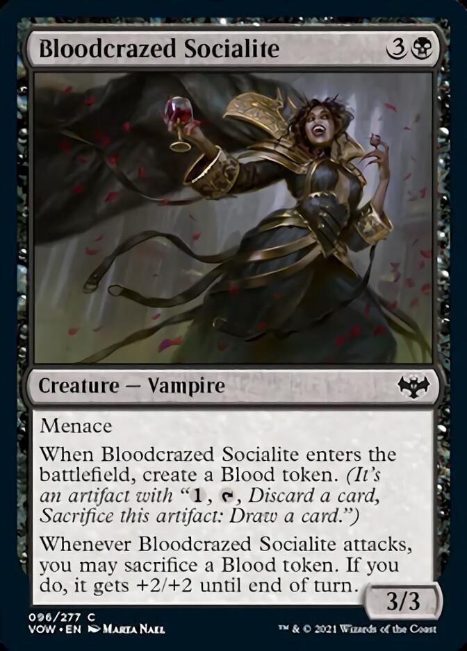 Bloodcrazed Socialite [Innistrad: Crimson Vow] | Galaxy Games LLC