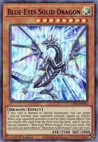 Blue-Eyes Solid Dragon (Blue) [LDS2-EN014] Ultra Rare | Galaxy Games LLC