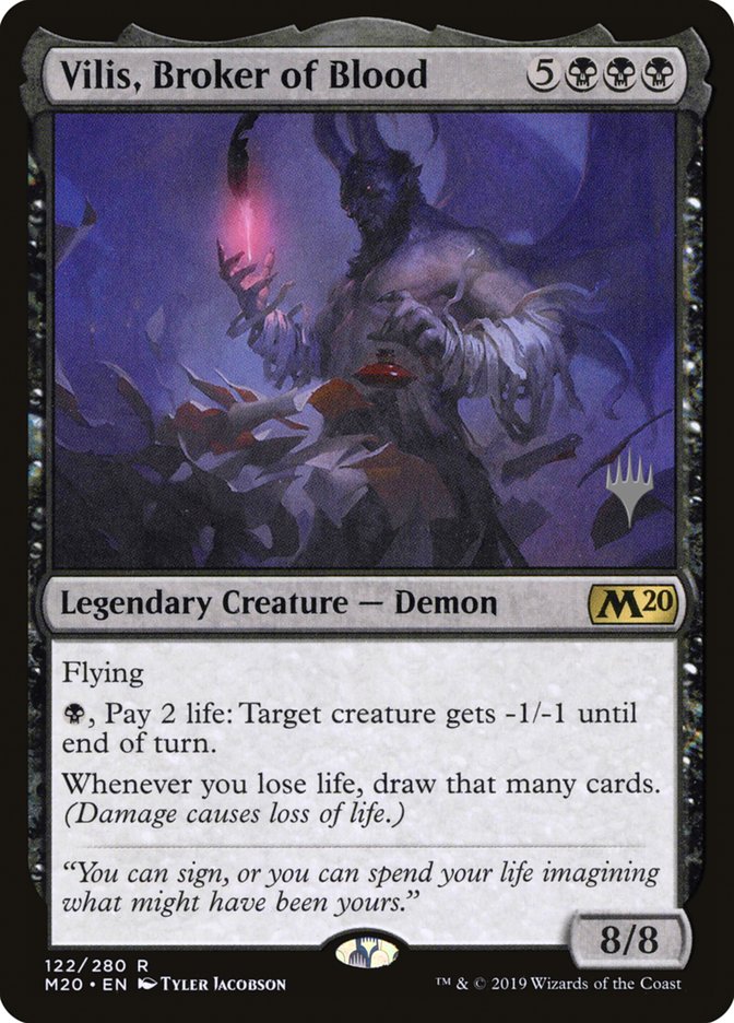 Vilis, Broker of Blood (Promo Pack) [Core Set 2020 Promos] | Galaxy Games LLC