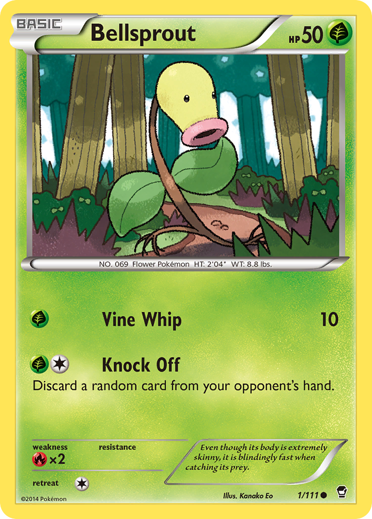 Bellsprout (1/111) [XY: Furious Fists] | Galaxy Games LLC