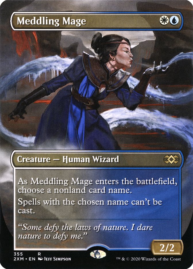 Meddling Mage (Toppers) [Double Masters] | Galaxy Games LLC