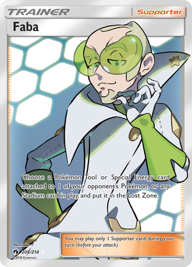 Faba (208/214) [Sun & Moon: Lost Thunder] | Galaxy Games LLC