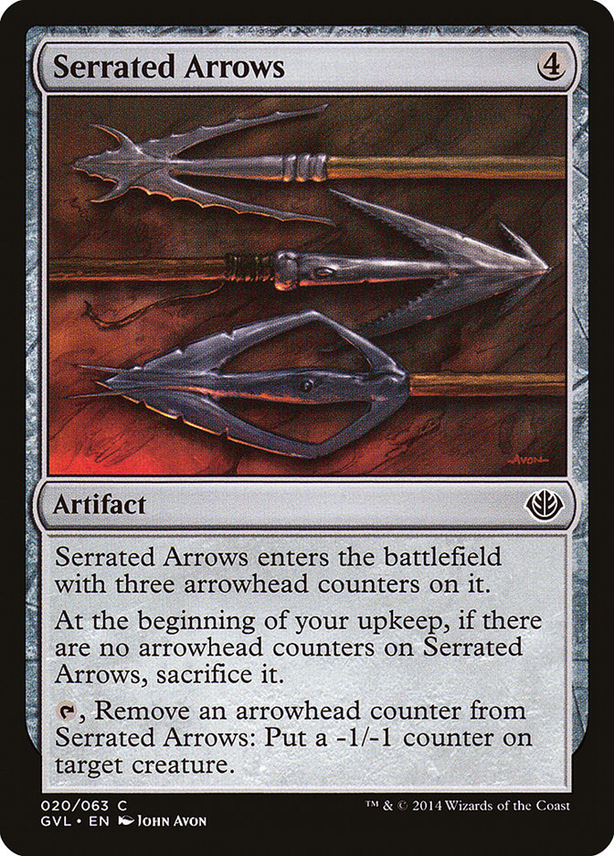 Serrated Arrows (Garruk vs. Liliana) [Duel Decks Anthology] | Galaxy Games LLC