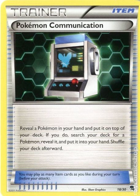 Pokemon Communication (18/30) [Black & White: Trainer Kit - Zoroark] | Galaxy Games LLC