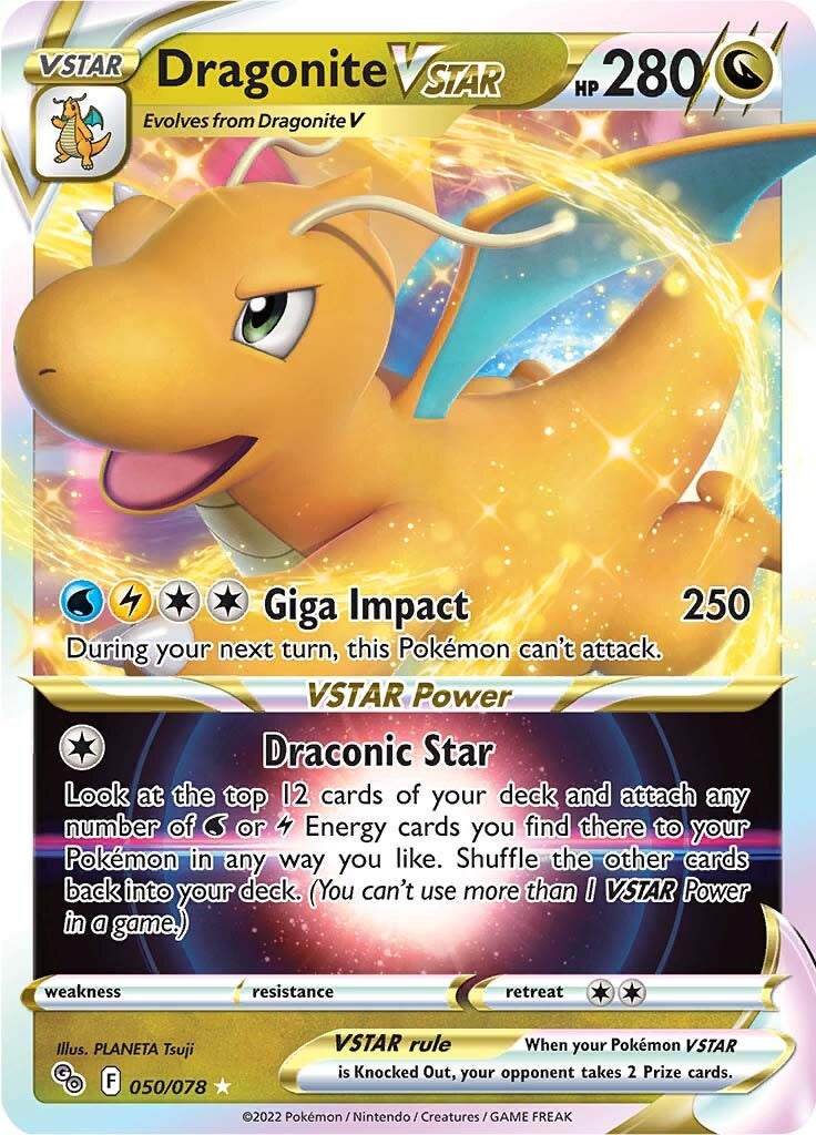 Dragonite VSTAR (050/078) [Pokémon GO] | Galaxy Games LLC