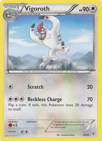 Vigoroth (28/30) [XY: Trainer Kit 1 - Bisharp] | Galaxy Games LLC