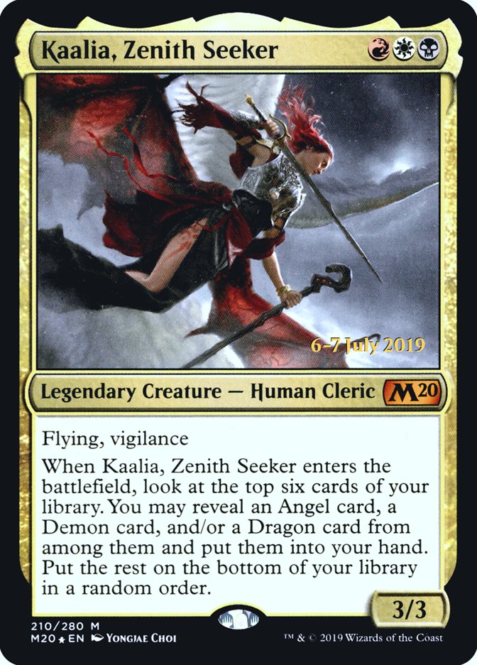 Kaalia, Zenith Seeker [Core Set 2020 Prerelease Promos] | Galaxy Games LLC