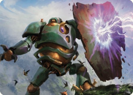 Walking Bulwark Art Card [Dominaria United Art Series] | Galaxy Games LLC