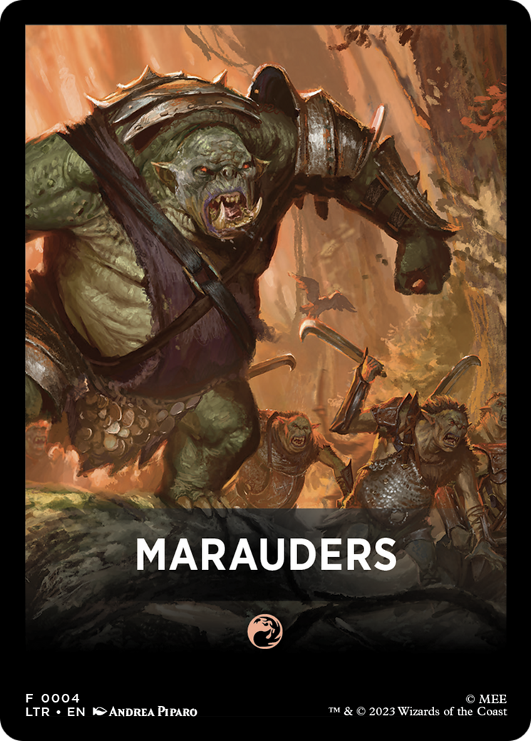 Marauders Theme Card [The Lord of the Rings: Tales of Middle-Earth Tokens] | Galaxy Games LLC