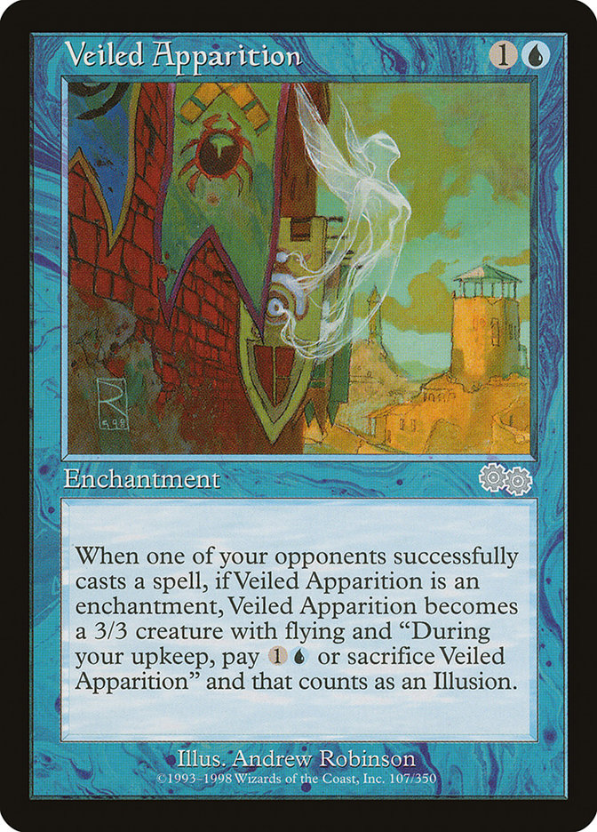 Veiled Apparition [Urza's Saga] | Galaxy Games LLC