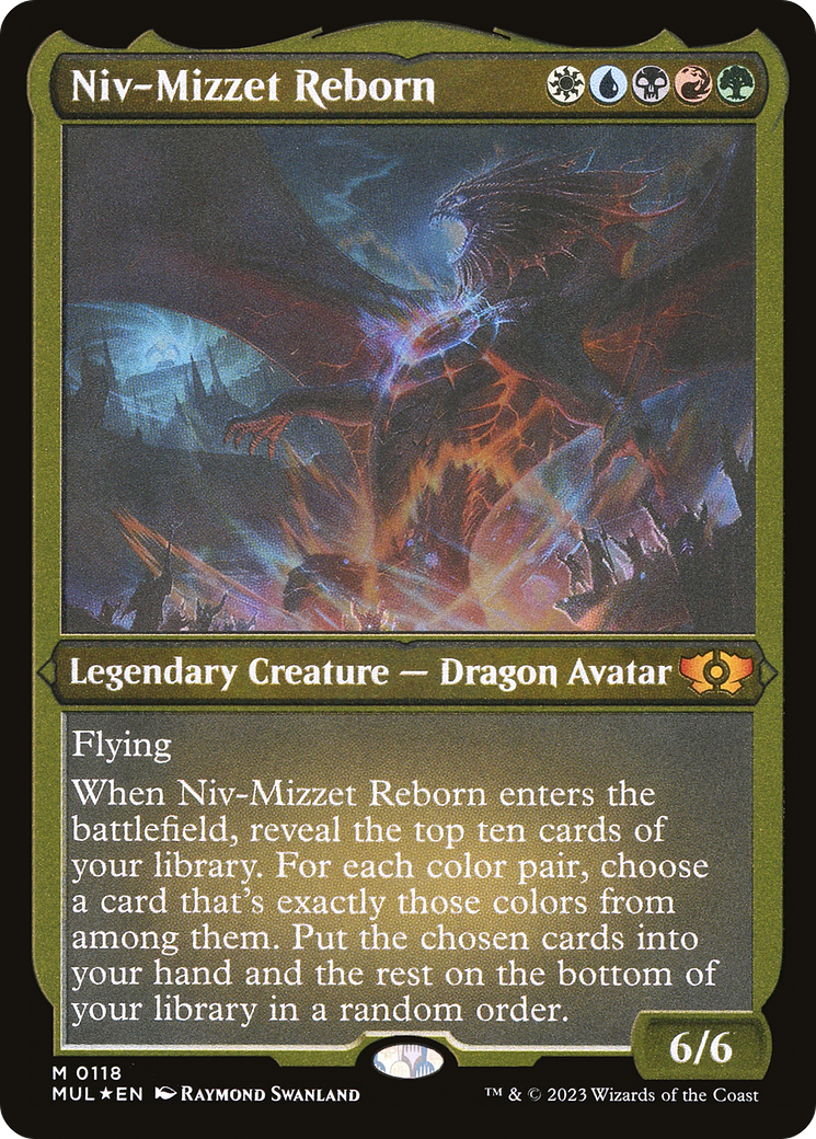 Niv-Mizzet Reborn (Foil Etched) [Multiverse Legends] | Galaxy Games LLC