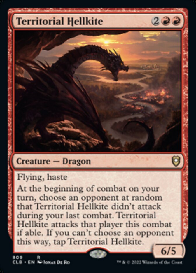 Territorial Hellkite [Commander Legends: Battle for Baldur's Gate] | Galaxy Games LLC