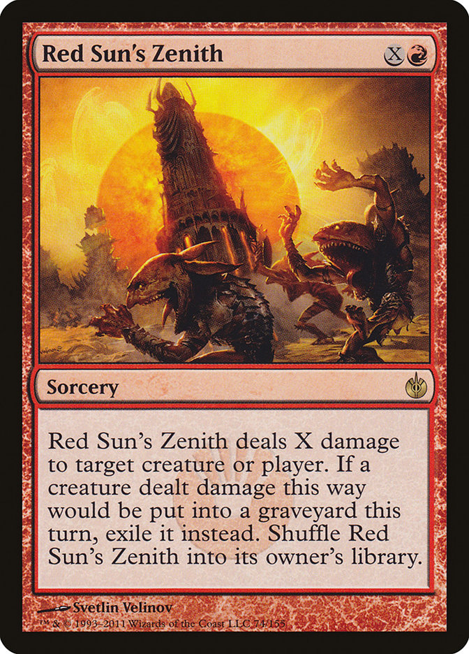 Red Sun's Zenith [Mirrodin Besieged] | Galaxy Games LLC