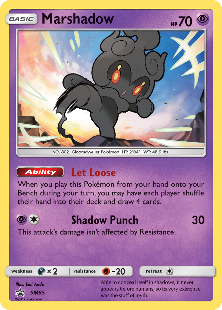 Marshadow (SM85) [Sun & Moon: Black Star Promos] | Galaxy Games LLC