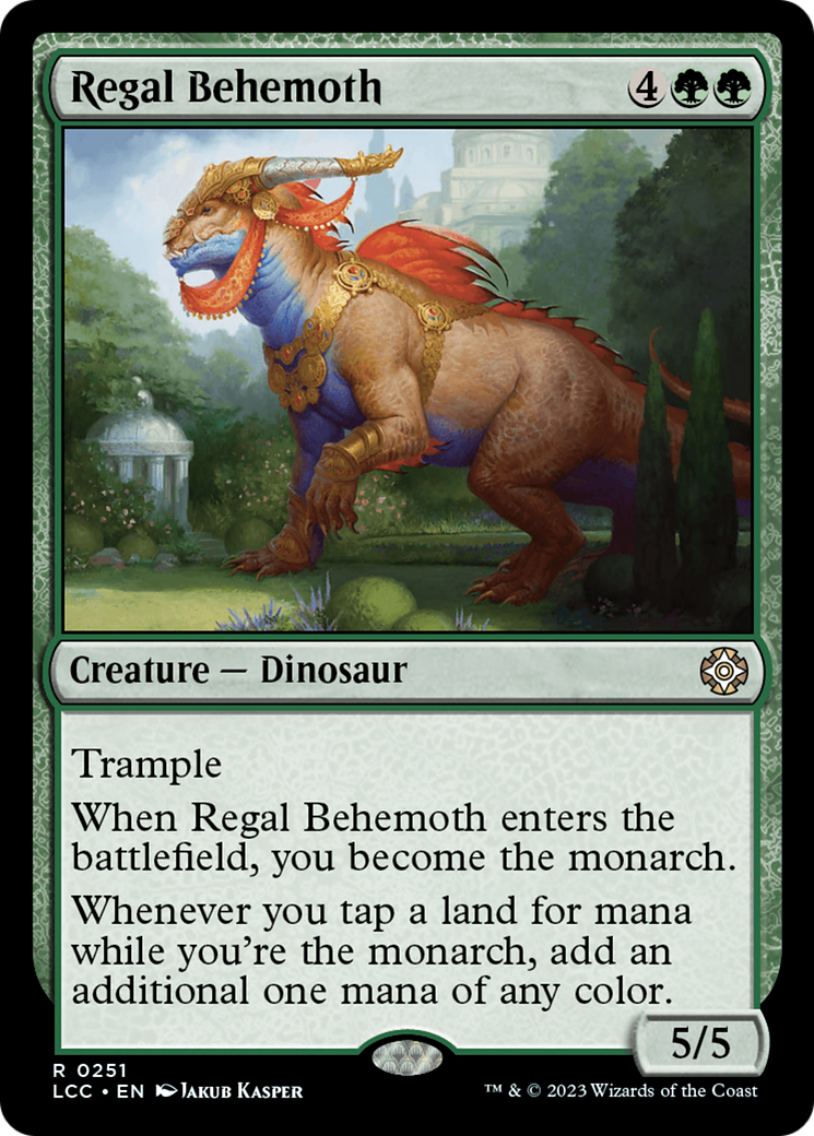 Regal Behemoth [The Lost Caverns of Ixalan Commander] | Galaxy Games LLC