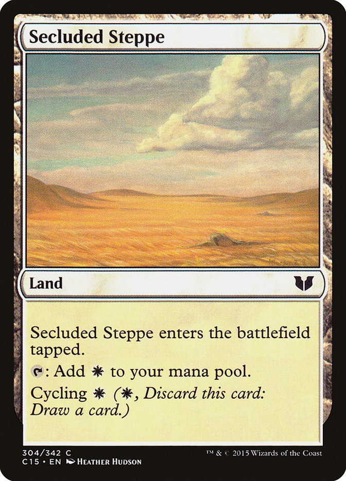 Secluded Steppe [Commander 2015] | Galaxy Games LLC