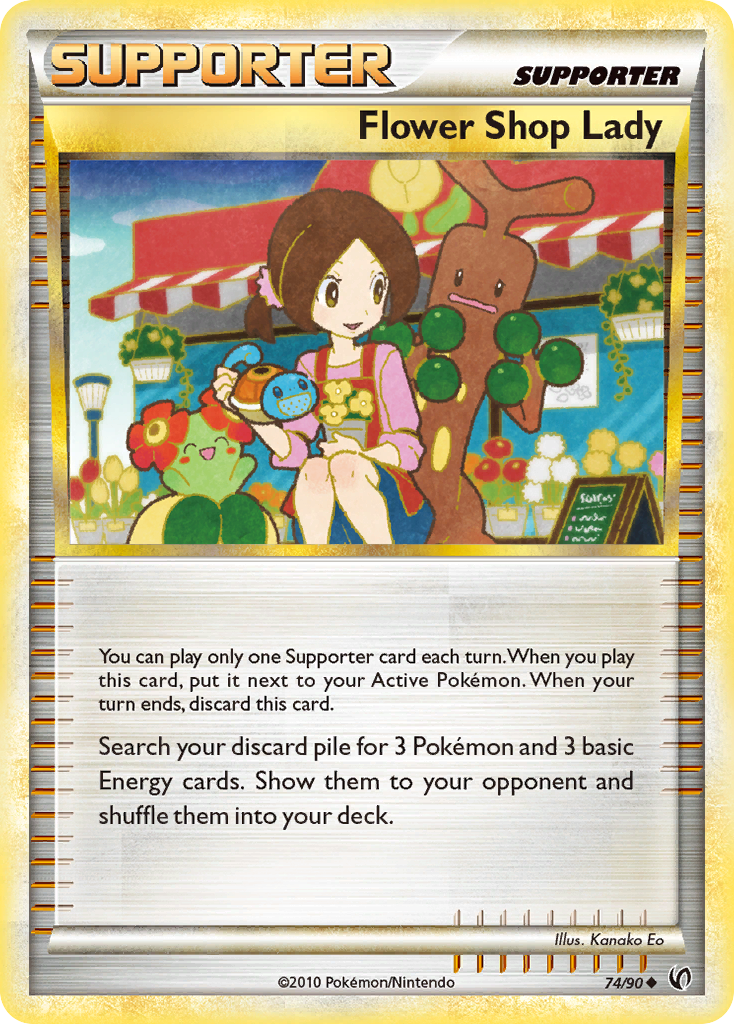 Flower Shop Lady (74/90) [HeartGold & SoulSilver: Undaunted] | Galaxy Games LLC