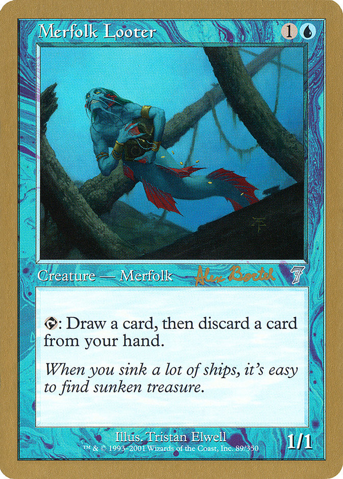 Merfolk Looter (Alex Borteh) [World Championship Decks 2001] | Galaxy Games LLC