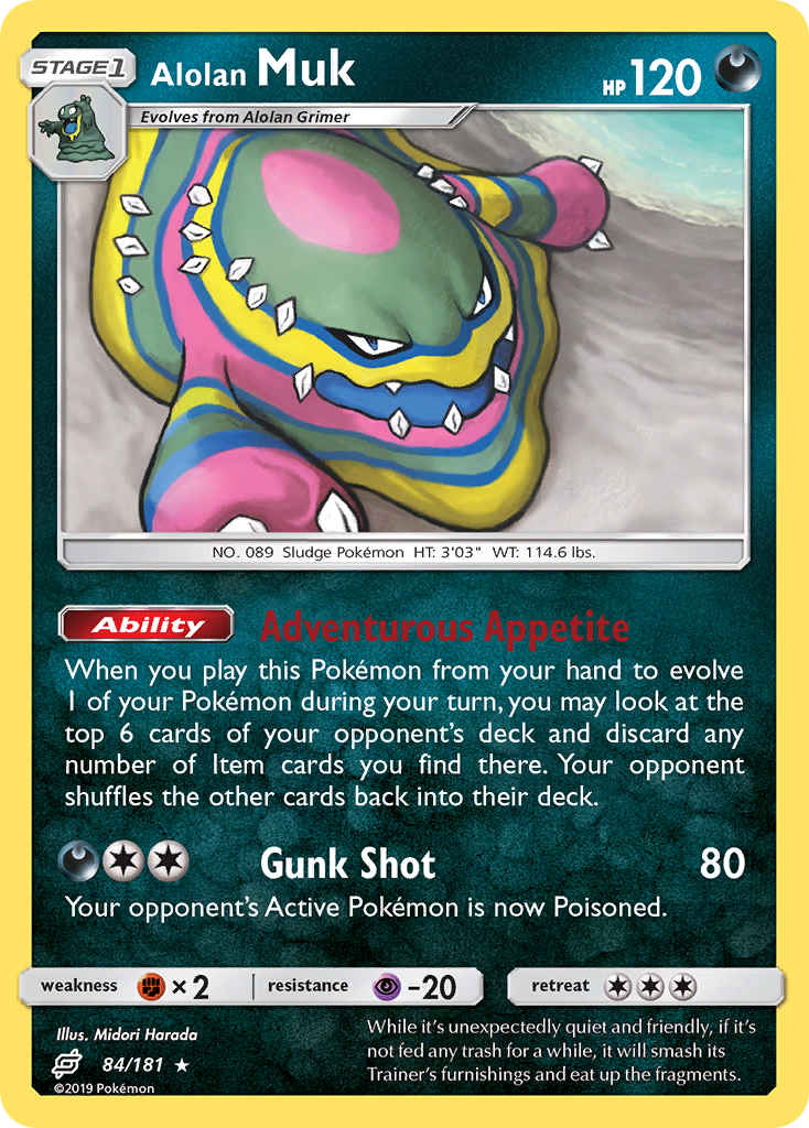 Alolan Muk (84/181) [Sun & Moon: Team Up] | Galaxy Games LLC