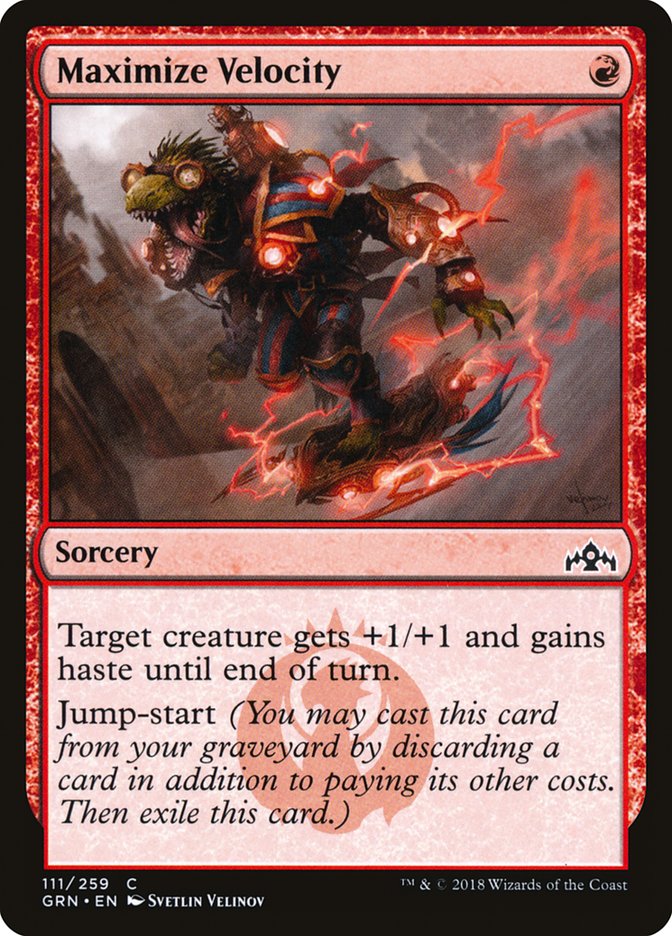 Maximize Velocity [Guilds of Ravnica] | Galaxy Games LLC