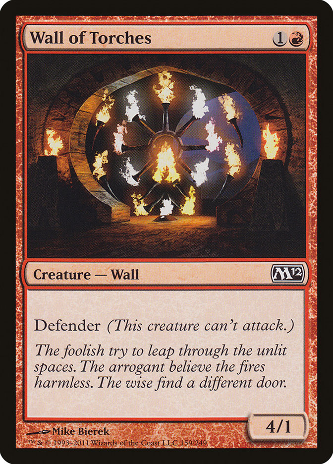 Wall of Torches [Magic 2012] | Galaxy Games LLC