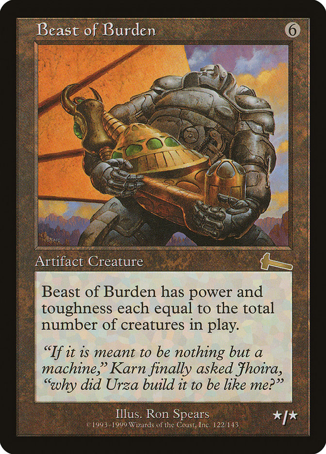 Beast of Burden [Urza's Legacy] | Galaxy Games LLC