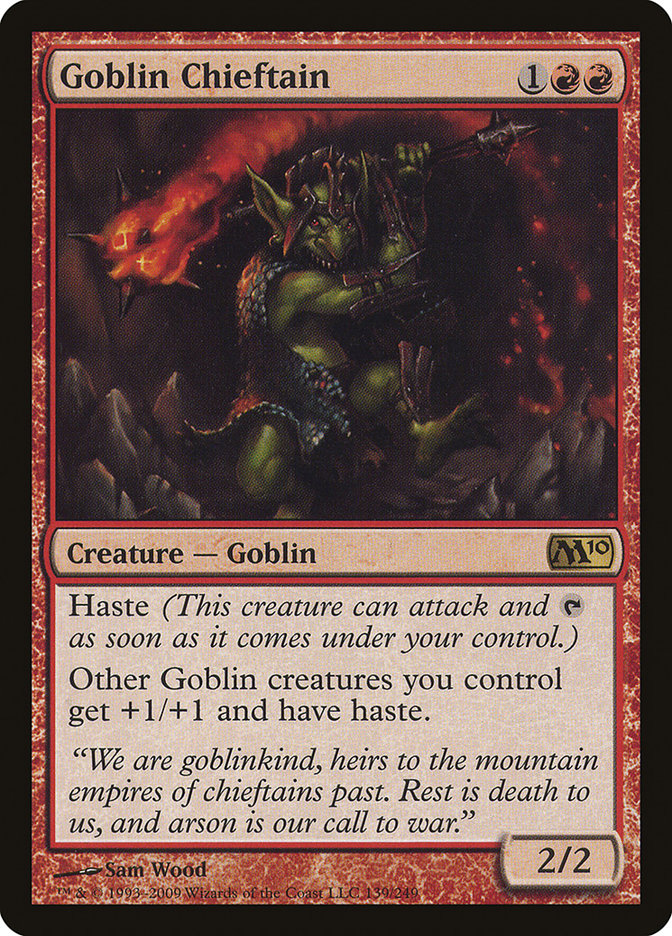 Goblin Chieftain [Magic 2010] | Galaxy Games LLC