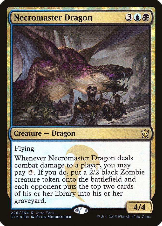 Necromaster Dragon (Intro Pack) [Dragons of Tarkir Promos] | Galaxy Games LLC