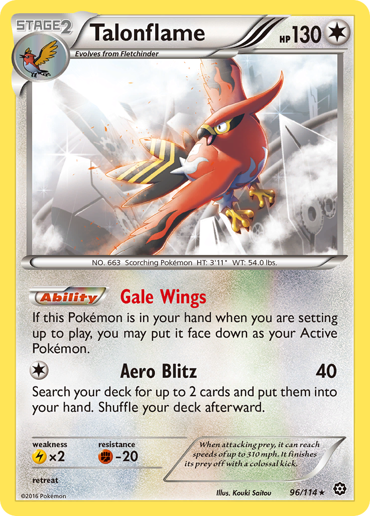 Talonflame (96/114) [XY: Steam Siege] | Galaxy Games LLC