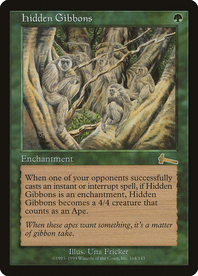 Hidden Gibbons [Urza's Legacy] | Galaxy Games LLC