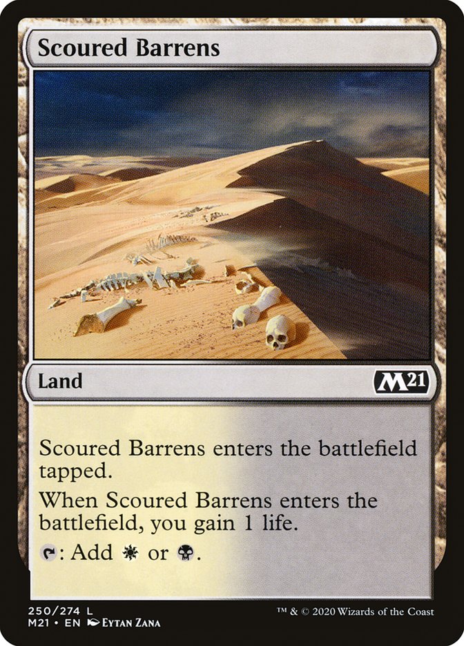Scoured Barrens [Core Set 2021] | Galaxy Games LLC